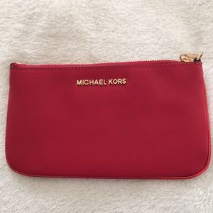 Michael Kors clutch with detachable straps
